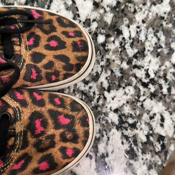 Girls cheetah tie vans - Picture 3 of 4